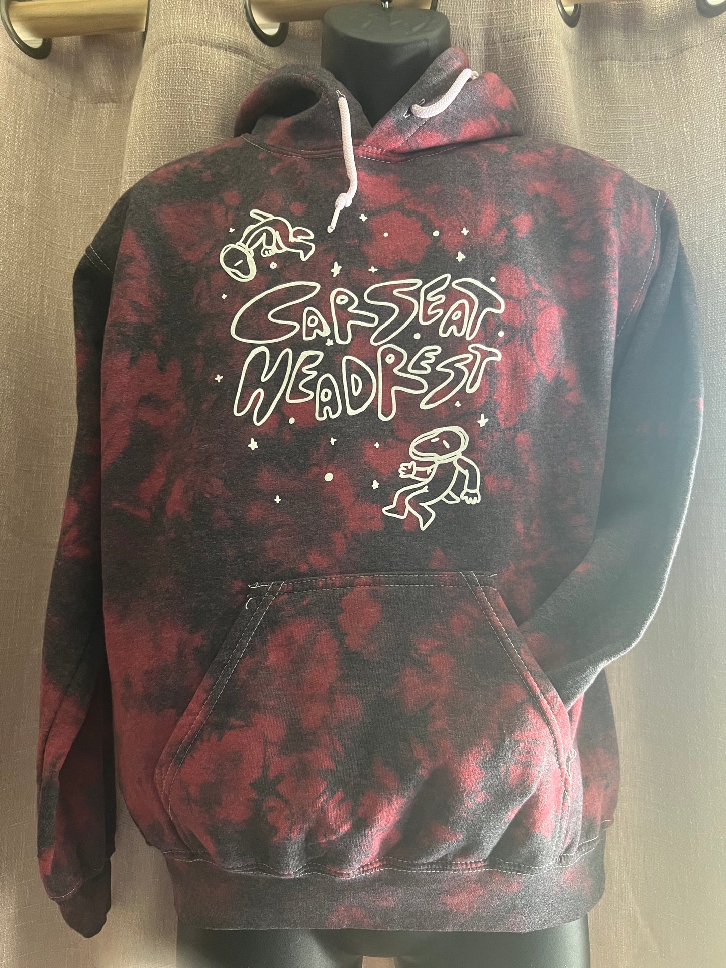 How To Leave Town Black & Red Hoodie