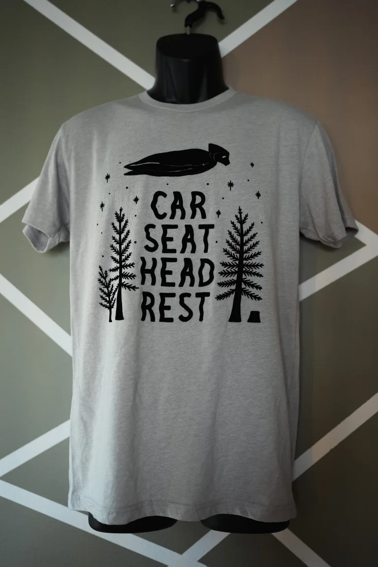 Velvet Flocked Tee Shirt – Car Seat Headrest