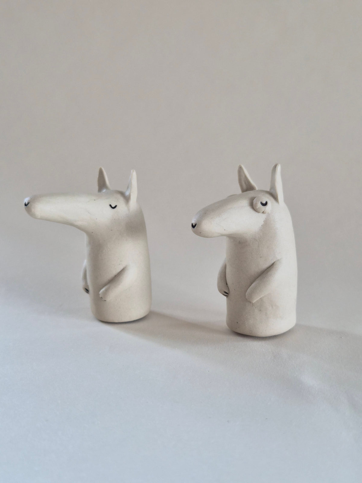 Handmade Ceramic Twin Fantasy Salt & Pepper Shaker Set