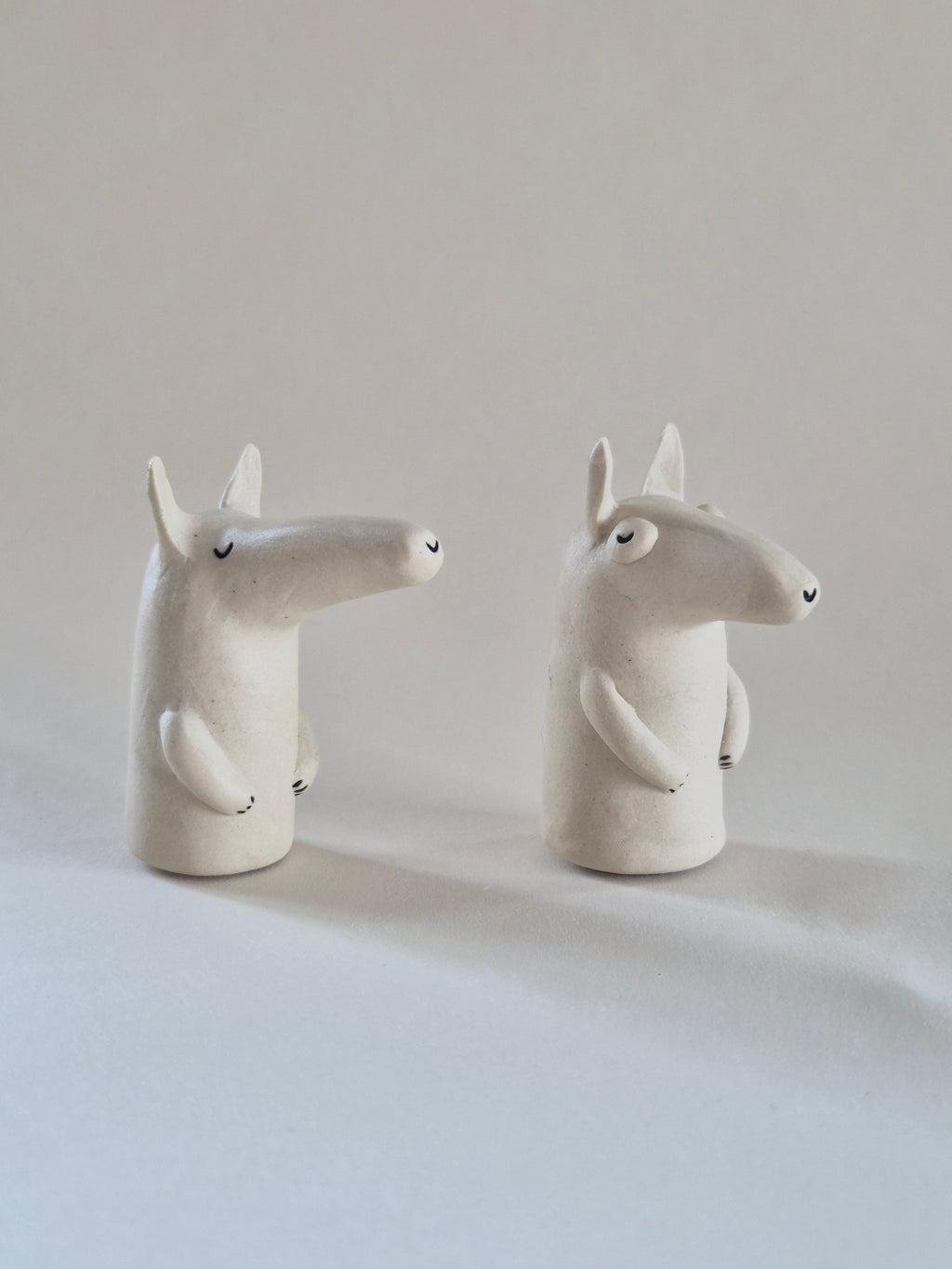 Handmade Ceramic Twin Fantasy Salt & Pepper Shaker Set