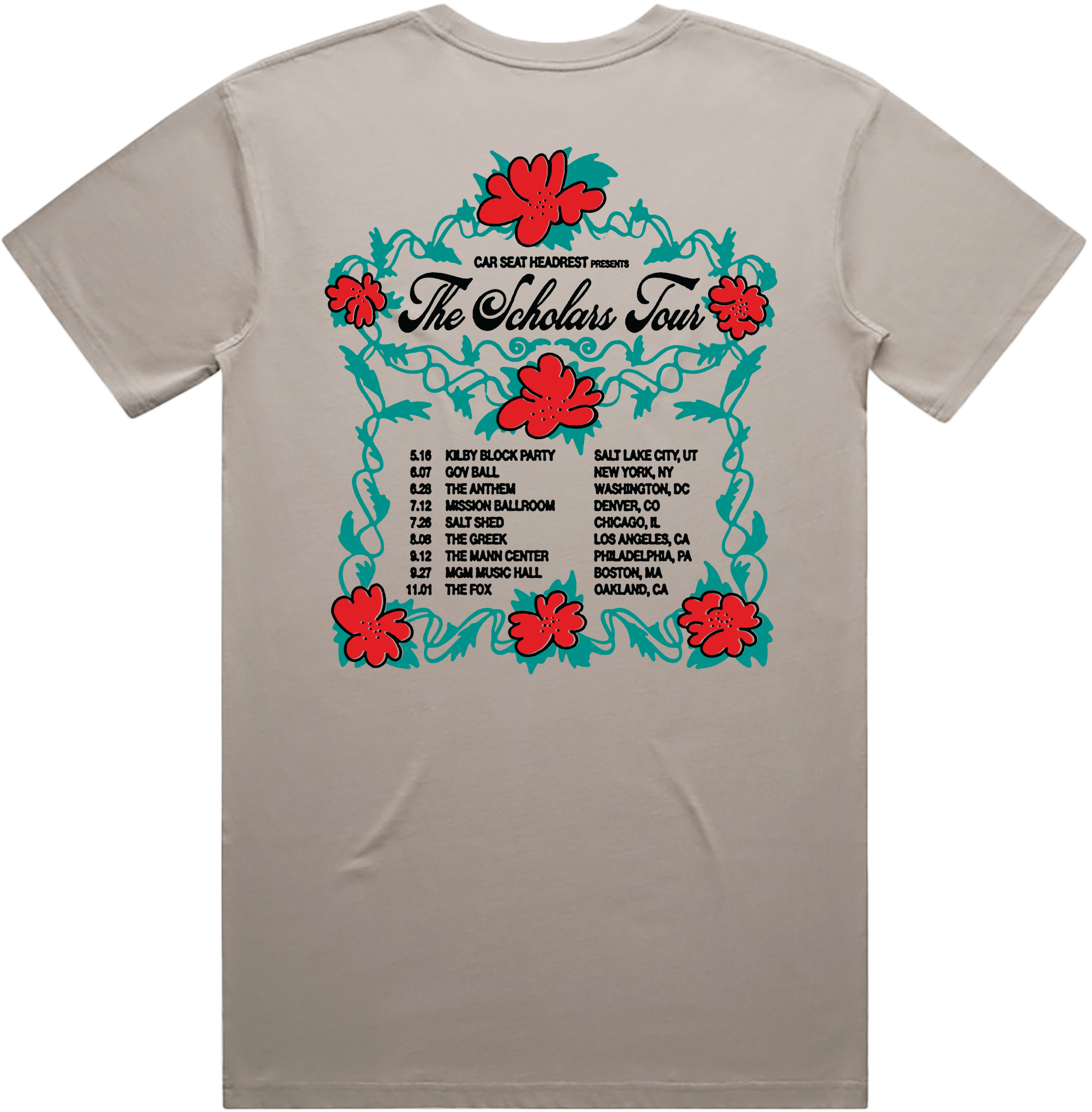 Poppies Tour Tee