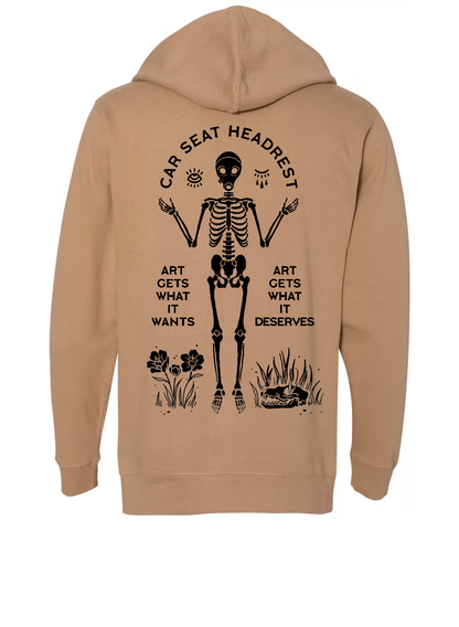 3XL ONLY -- Art Gets What It Wants Zip Hoodie