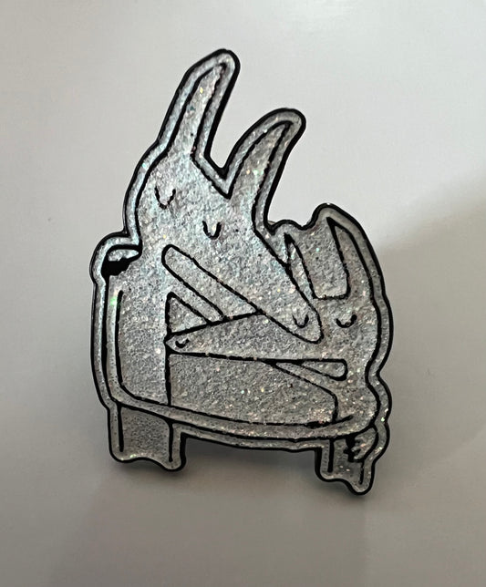 Twin Fantasy Glitter Pins