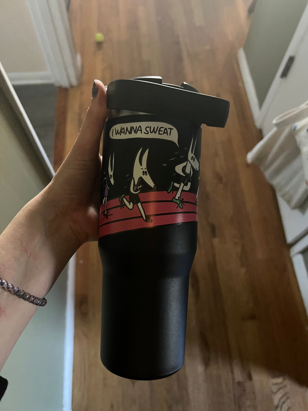 I WANNA SWEAT - Insulated Water Bottle