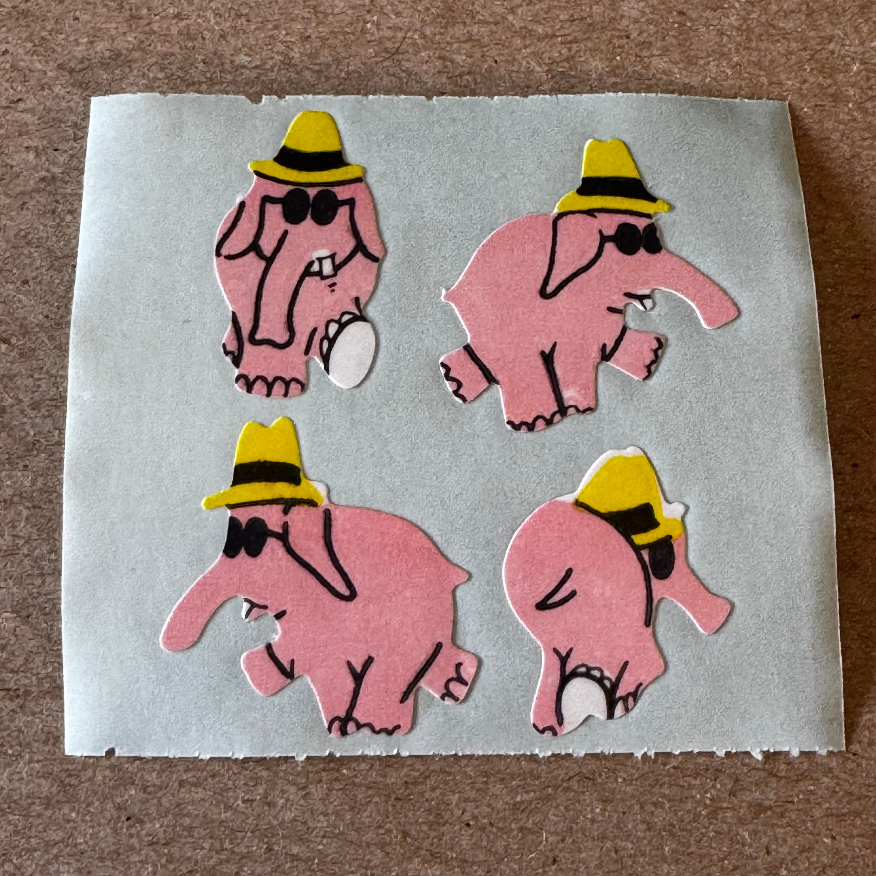 Paper Square Mod: Pink Elephants