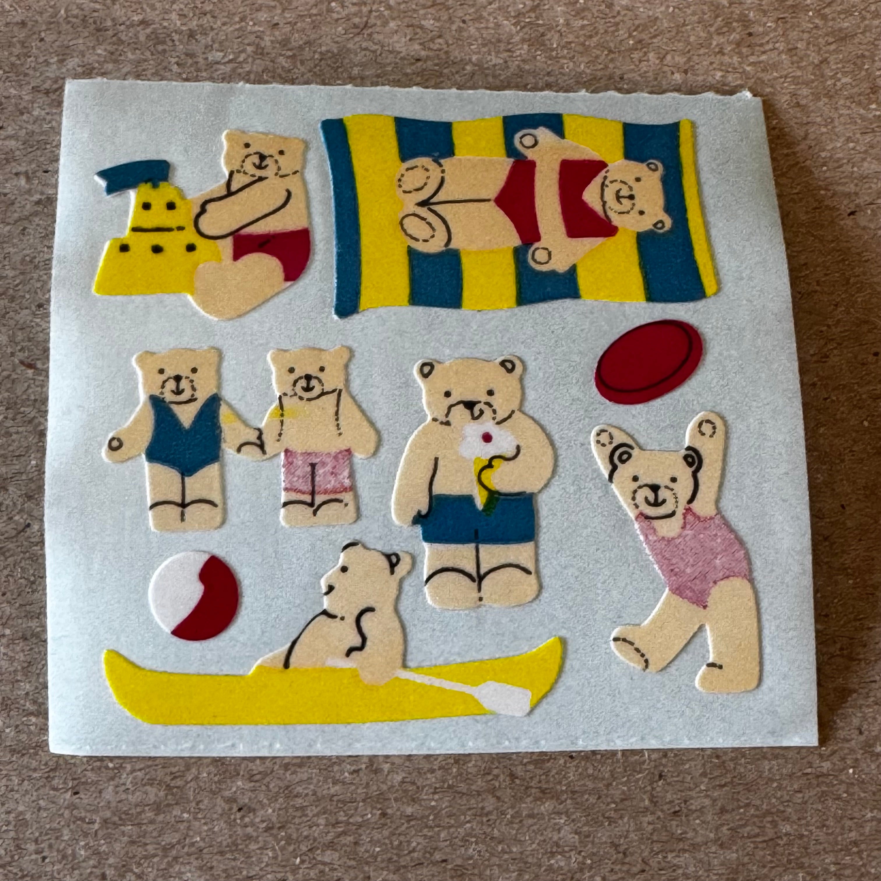 Paper Square Mod: Beach Bears