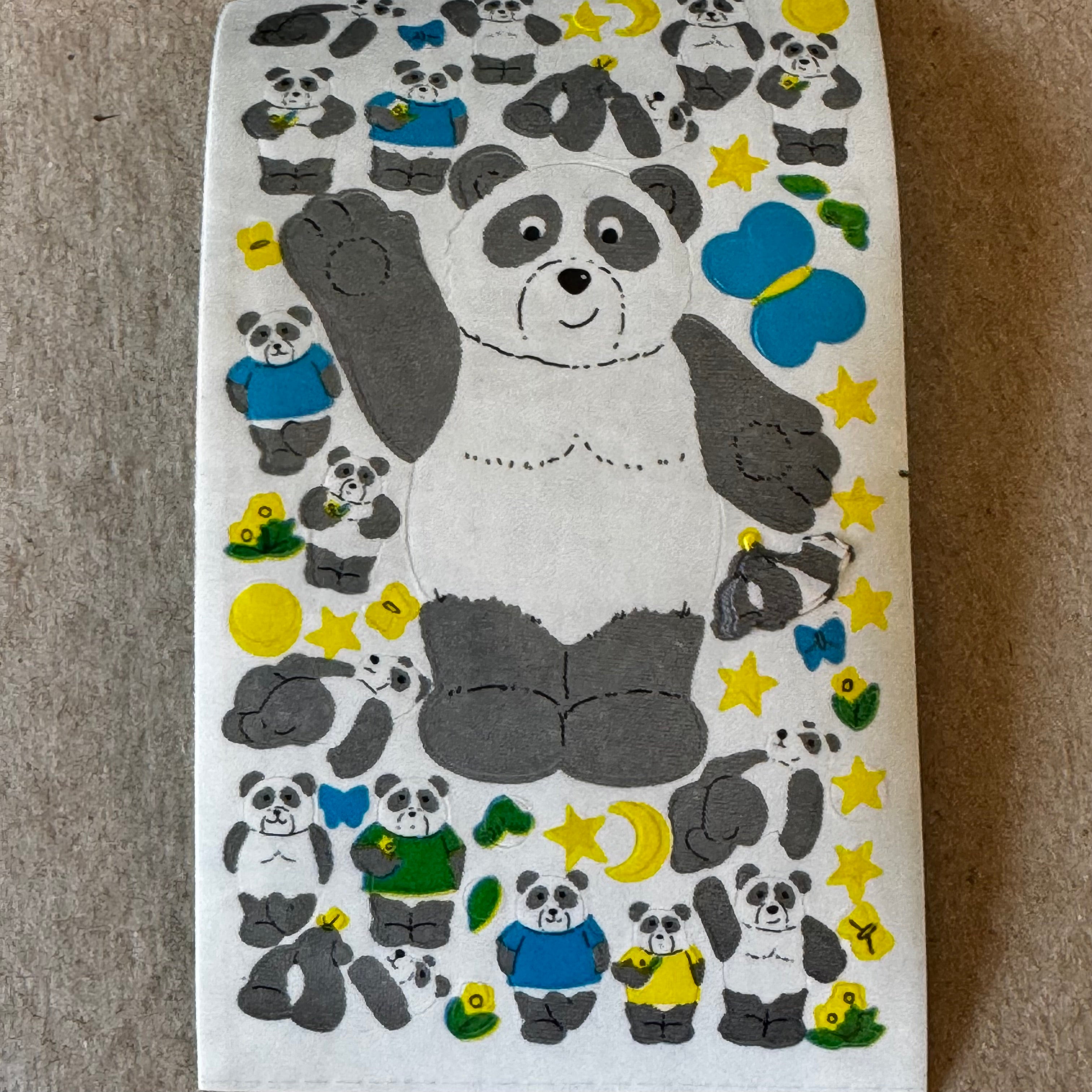 Paper Maxi Sheet Stickers: Panda Bears