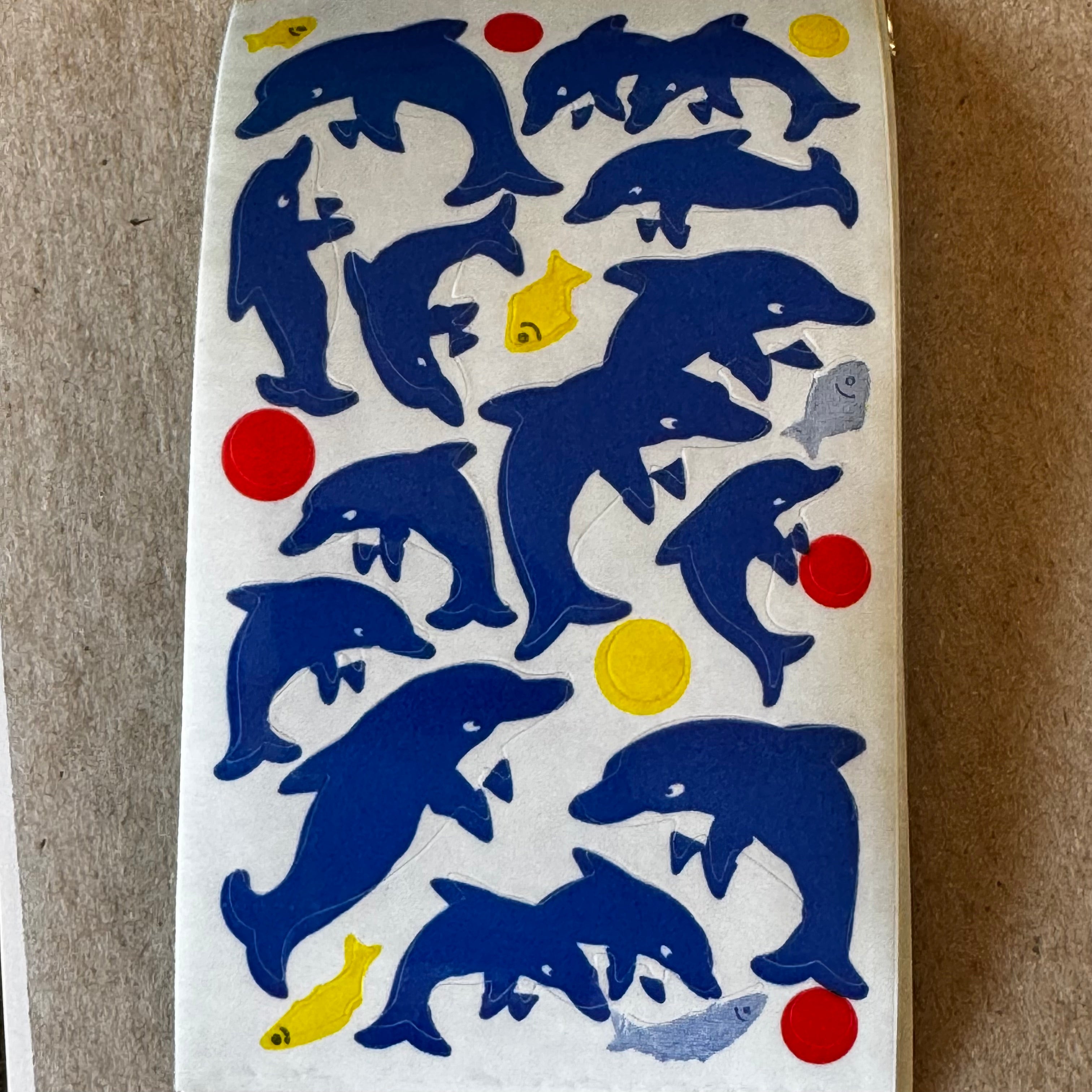 Paper Maxi Sheet Stickers: Dolphins