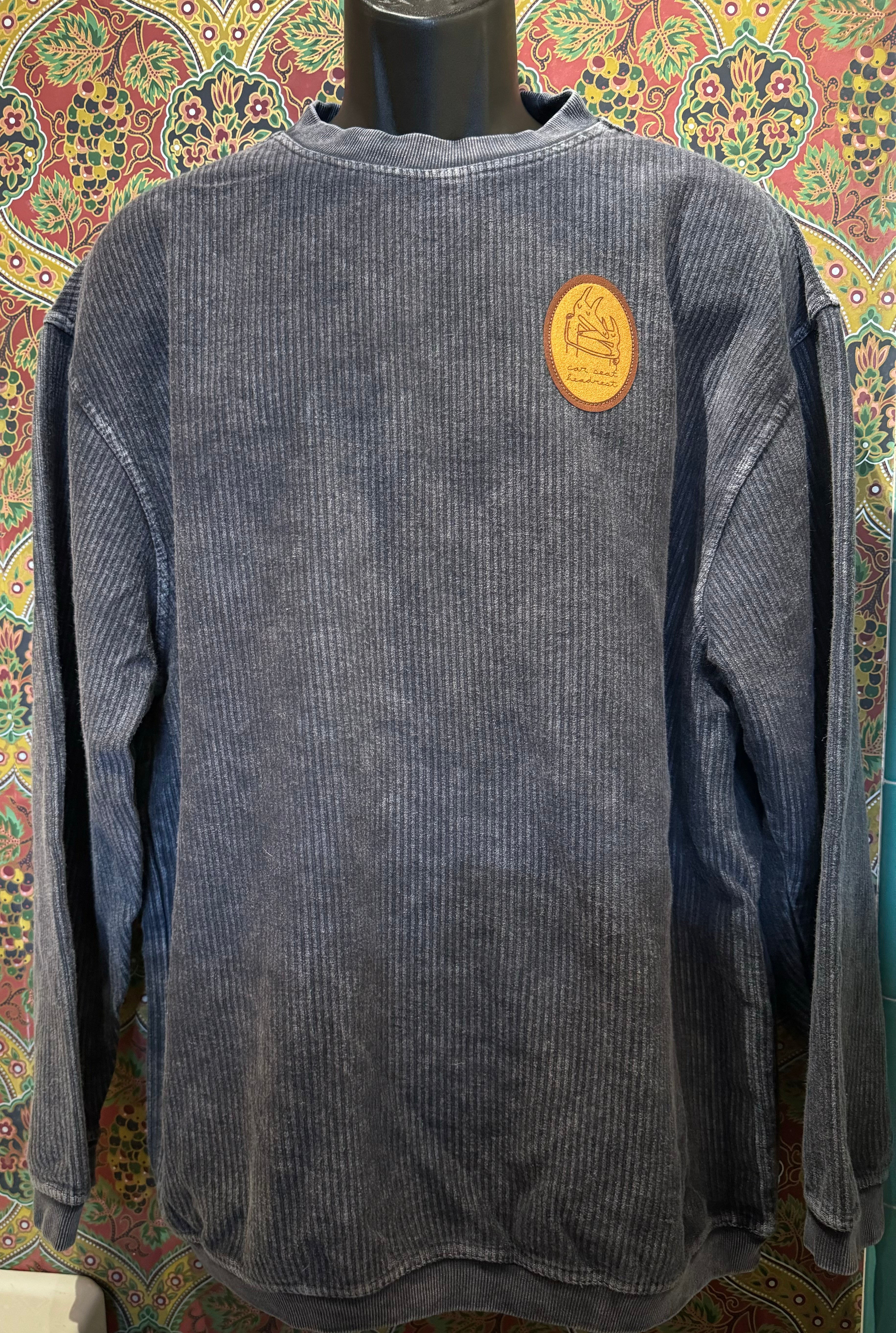 Twin Fantasy Oversized Corded Crewneck