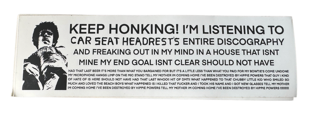 Destroyed by Hippie Powers Bumper Sticker