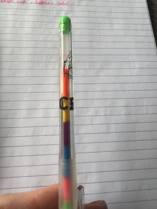 Twin Fantasy Rainbow Gel Pen *Free with purchases over $50! Add to cart!!*