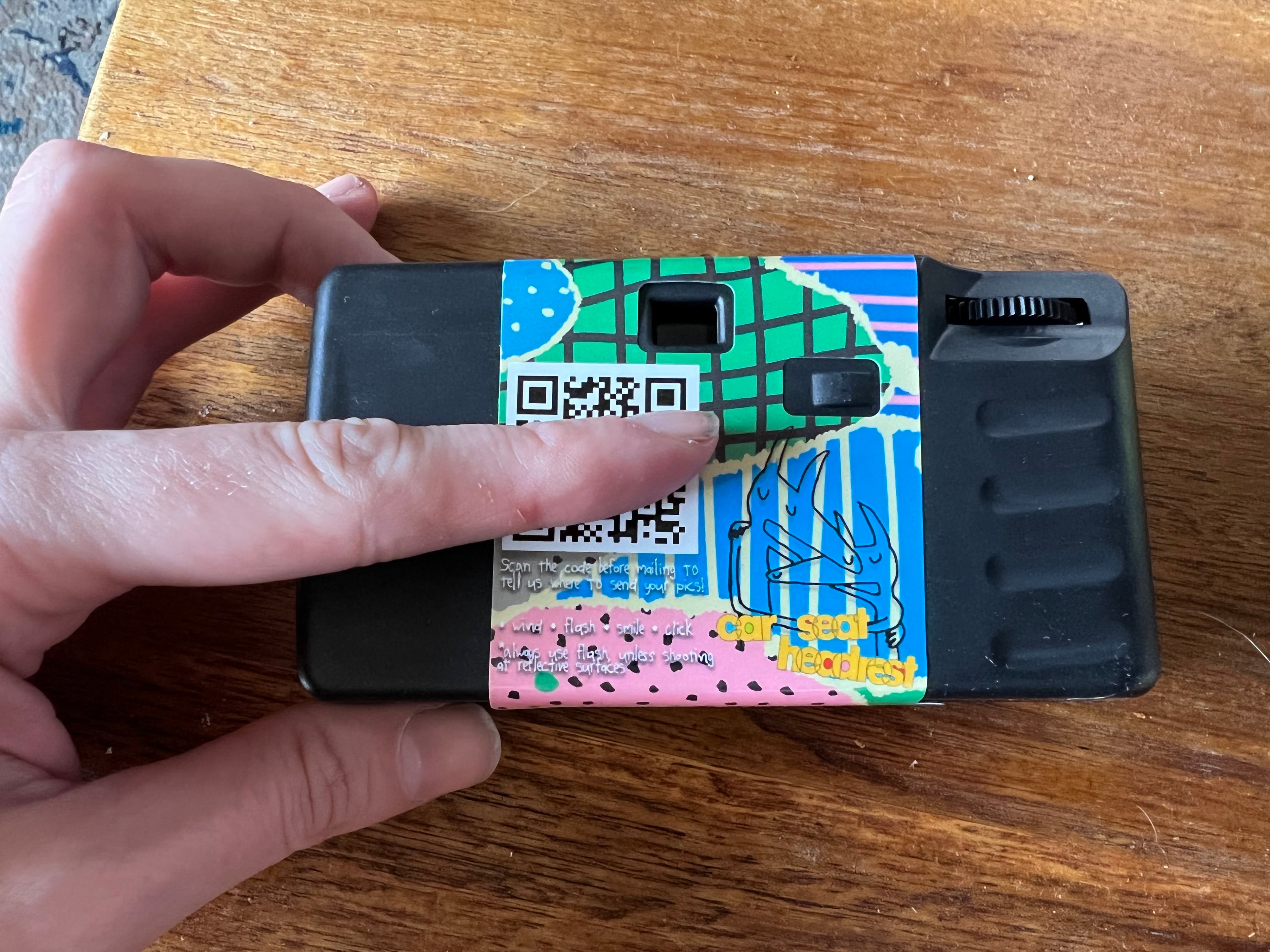 Car Seat Headrest Camera (with development & digital photos!)