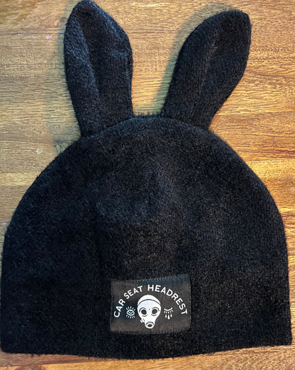 Car Seat Headrest Bunny Ear Beanie