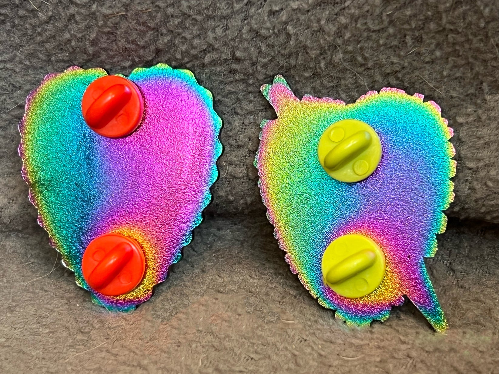 Anodized Rainbow Plated Enamel Pin Car Seat Headrest